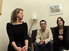 French Mature Francoise Fucked In Threesome